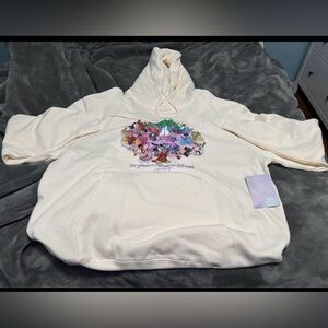 Brand new with tag White 100 Years of Music and Wonder Hoodie Sweater. X-Large